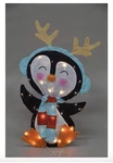 Productworks 32-INCH Pre-lit Candy Cane Lane Penguin Christmas Yard Decoration,. Fixed Price $22.99.