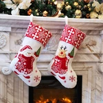 Wewill Classic Christmas Stockings Set Of 2 Santa, Snowman Xmas Character 17 Inc. Fixed Price $30.71.