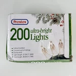 Prextex 200 Ultra-bright String Lights Clear Bulbs Green Wire Indoor Outdoor. Fixed Price $7.64.
