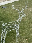 4 Ft Led Lighted Reindeer Christmas Holiday Yard Decoration For Indoor/outdoor. Fixed Price $25.00.