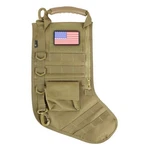 Osage River Tactical Christmas Stocking Handle, Usa Patch Molle Webbing Khaki. Fixed Price $10.99.