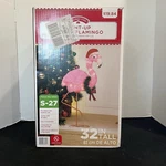 Holiday Time 32IN Light-up Fluffy Flamingo Christmas Outdoor Decor 35 Lights New. Fixed Price $59.99.
