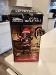 Joiedomi 5FT Christmas Inflatable Gingerbread Man Gift Led Light Up Damaged Box. Fixed Price $27.90.