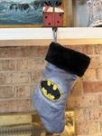 Grupo Ruz Brand Batman 16 Holiday Christmas Stocking Grey Black Yellow Clean. Fixed Price $9.88.