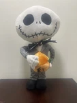 Nightmare Before Christmas 20" Jack Skellington Halloween Greeter Pumpkin Gemmy. Fixed Price $20.00.