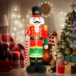 12' Inflatables Nutcracker Soldier Christmas Decorations Bulit-in Led Lights. Fixed Price $74.00.
