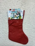 Disney Christmas Stocking Mickey Mouse Red Snowflake Holiday Decor New Tags. Fixed Price $7.99.