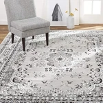 Large Medallion Gray Area Rug 8X10 Ft For Living Room Modern Under 100 Clearance. Fixed Price $125.33.