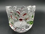 Mikasa Celebrations Crystal Votive Candle Holder Christmas Holiday Bells 3.25". Fixed Price $9.99.