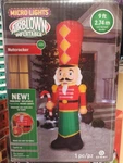 Gemmy 9FT Tall Nutcracker W/ Micro Led Lights Christmas Inflatable. Fixed Price $99.99.