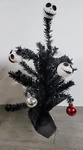 Disney The Nightmare Before Christmas 16" Decorated Holiday Black Tree Halloween. Fixed Price $14.99.