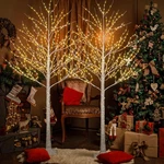 Lightshare Lighted Birch Twig Tree With Fairy 2 Sets 8FT 994 Led Light.... Fixed Price $231.19.