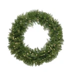 Northlight Pre-lit Northern Pine Artificial Christmas Wreath 24" Green. Fixed Price $73.99.