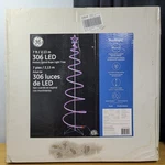 Ge 7FT 306 Led Motion Spiral Rope Light Tree 8 Function Effect Christmas Display. Fixed Price $80.00.