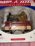Radio Flyer Christmas Collection Table Top Ornament Wood Wagon/teddy Bear 1998. Fixed Price $18.99.