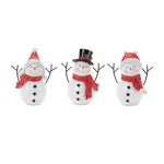 Holiday Snowman Figurine (set Of 3). Fixed Price $56.99.