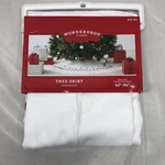 Wondershop 48" Scandi Pattern Printed Christmas Tree Skirt - Red & White #C77. Fixed Price $19.99.