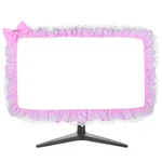 Cute Lace Monitor Cover, Pink Kawaii Desk Accessories For Computer. Fixed Price $9.21.