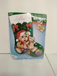 Design Works Crafts Felt Stocking Kit #5046 Playful Bears 16 Sequins Beads New. Fixed Price $14.95.