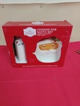 Santa Claus Serving Set Cookies Milk Jug & Plate Brand New Christmas Cor. Fixed Price $12.38.