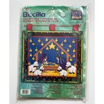 Bucilla 2001 The Brightest Star Felt Applique Advent Calendar Kit Nativity Xmas. Fixed Price $22.50.