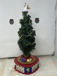1996 Avon Christmas Coming Musical Advent Tree Complete Box Works Vtg. Fixed Price $200.00.