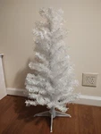 New 3' White/iridescent Artificial Christmas Tree National Company W/stand. Fixed Price $13.49.