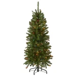 National Tree Company 4.5 Ft Pre-lit Kingswood Fir Slim Artificial Christmas. Fixed Price $52.91.