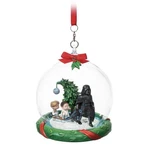 Disney Darth Vader Family Glass Dome Sketchbook Christmas Ornament Star Wars. Fixed Price $24.99.