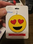 2023 Disney Hallmark Christmas Ornament Flat Metal Emoji Smiley Face Love Heart. Fixed Price $15.00.