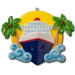 Travel Cruise Ship Personalized Christmas Tree Ornament. Fixed Price $18.25.