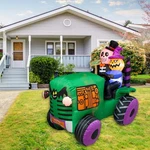Vikimora 5.5FT Halloween Inflatable Ghost Tractor Decoration W/ Led Light. Fixed Price $69.59.