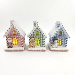 Illuminated Checked Gingerbread Houses Set Of 3 By Valerie Christmas Holiday. Fixed Price $49.49.