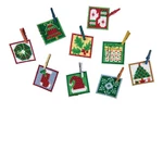 Advent Trilogy Set Two Beaded Cross Stitch Ornaments Kit 2019 Mill Hill MH191912. Fixed Price $13.99.
