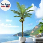 Artificial Phoenix Palm 6.5FT Tall Large Faux Coconut Trees With Realistic. Fixed Price $239.14.