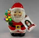 Mr Christmas Follow The Magic Ceramic Light Up Santa Ornament Figurine Decor. Fixed Price $11.95.