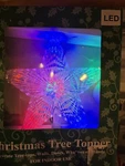 Nib Gerson Led Colorful Christmas Tree Topper Star 8" Approx. Fixed Price $18.99.