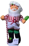 Annalee Doll 9" Christmas Santa Bendable With Lollipop Candycane #411221. Fixed Price $39.88.