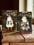 Kirkland Porcelain Bell Ornaments Santa & Elf Set Sealed Dangling Legs Christmas. Fixed Price $24.95.