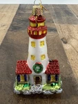Old World Christmas Owc - Blown Glass Ornament Lighthouse 5". Fixed Price $14.87.