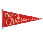 Glitzhome 25INCH Rustic Metal Merry Christmas Decorative Red Pennant Wall Art. Fixed Price $21.99.