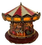 Mr. Christmas Royal Marquee Carousel Deluxe W/ Lights & Sound. Fixed Price $79.98.
