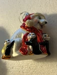 Vintage Summit Blown Glass Penguins & Polar Bear Christmas Ornament 5.75. Fixed Price $19.99.