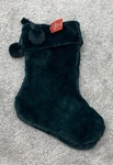 December Home 18 Inch Christmas Stocking Dark Green Felt With Pom. Fixed Price $19.99.