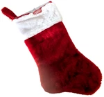 Make The Season Bright - Red 16 Inch Plush Christmas Stocking Nwt. Fixed Price $9.05.