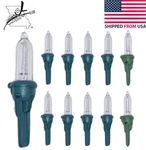 10 Clear Ge Led 3.3 V .066 W Mini Christmas Light Bulbs Tree Replacement. Fixed Price $10.94.