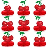 Cherry Honeycomb Centerpiece 9 Pcs Party Decor Paper Table Baby Shower. Fixed Price $23.66.