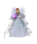 Kurt Adler 12" Led Fiber Optic Angel W/wings Christmas Tree Topper Decoration. Fixed Price $54.88.