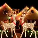Lighted Christmas Deer Sleigh Outdoor Decoration For Front Yards Aa. Fixed Price $35.99.