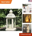 Charming 14.4'' Hanging Candle Lantern For Seasonal Indoor & Outdoor Use. Fixed Price $39.99.